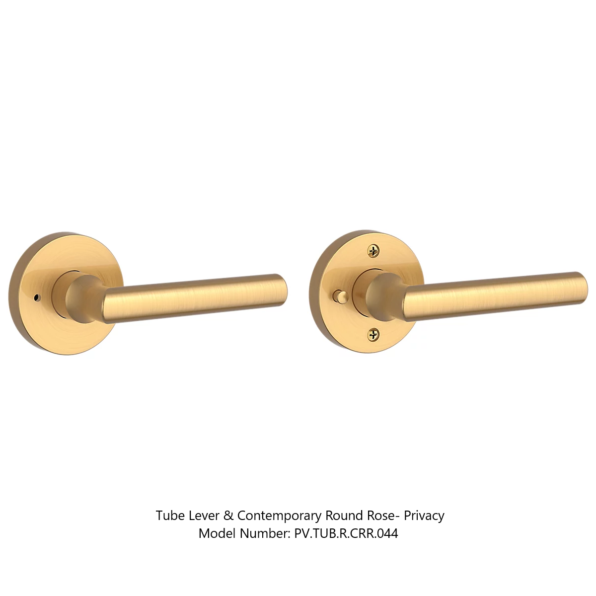 Baldwin - Reserve Collection - Interior Levers - Tube Door Lever (Privacy)