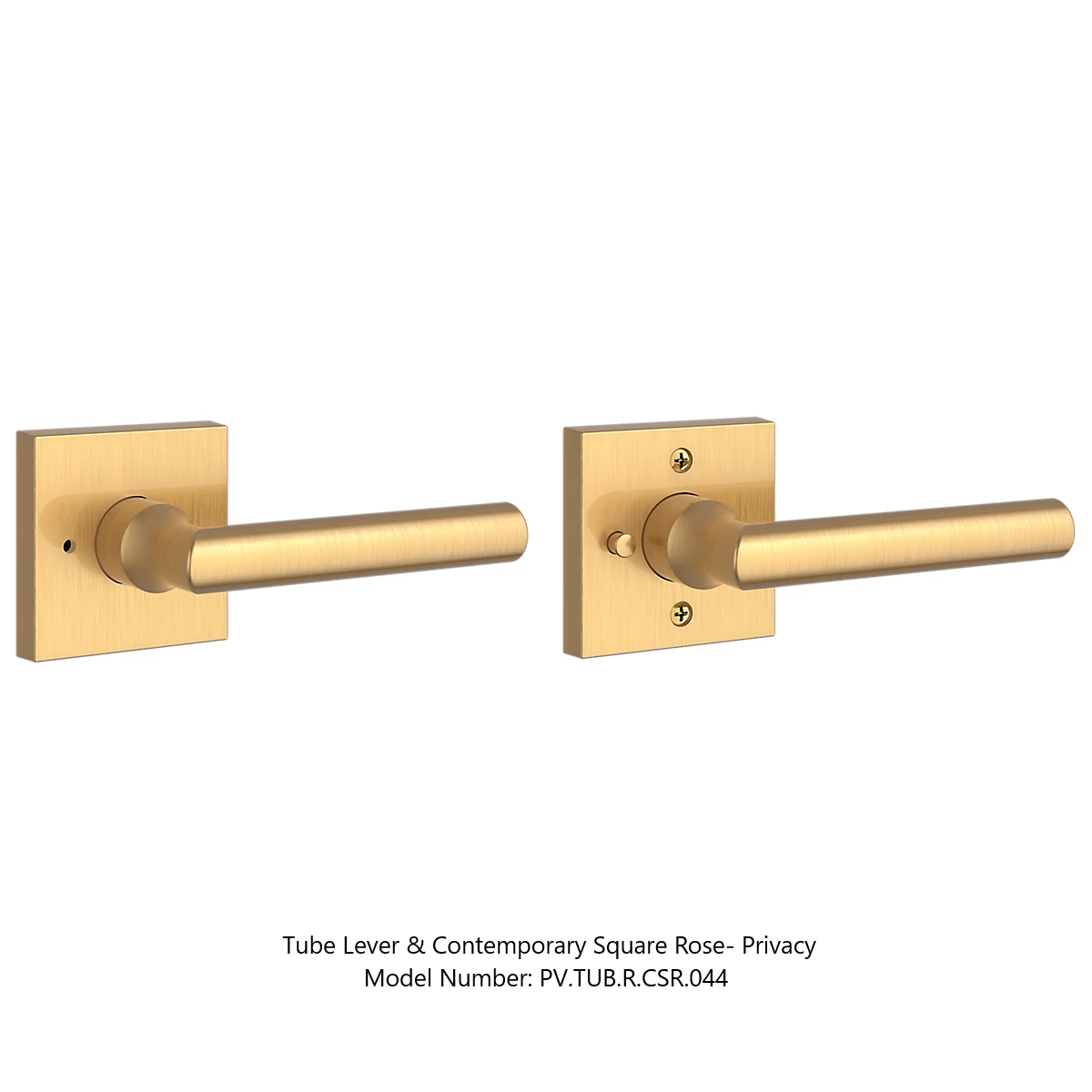 Baldwin - Reserve Collection - Interior Levers - Tube Door Lever (Privacy)