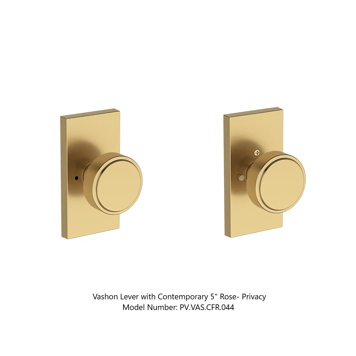 Baldwin - Reserve Collection - Interior Knobs - Vashon Door Knob (Privacy)