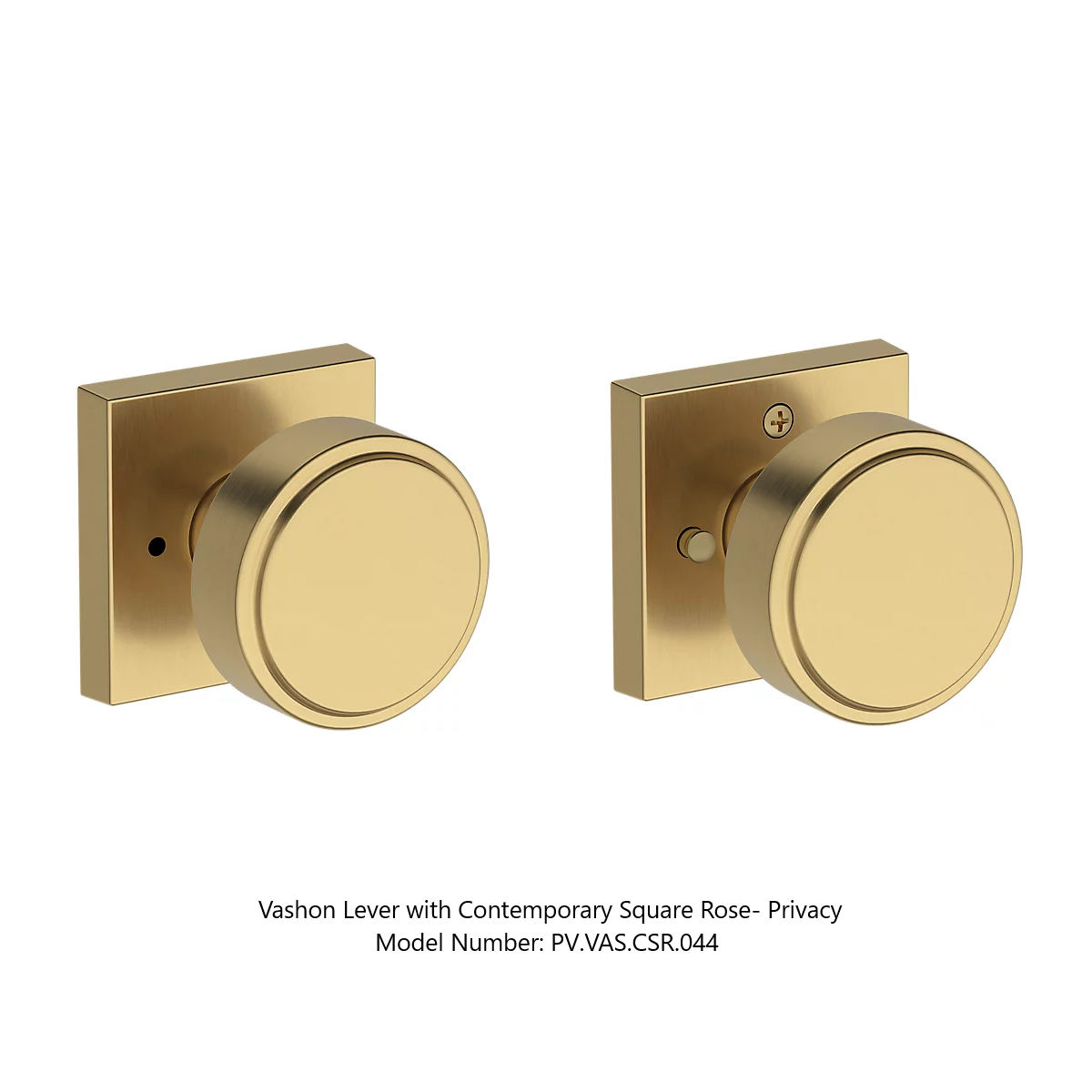 Baldwin - Reserve Collection - Interior Knobs - Vashon Door Knob (Privacy)
