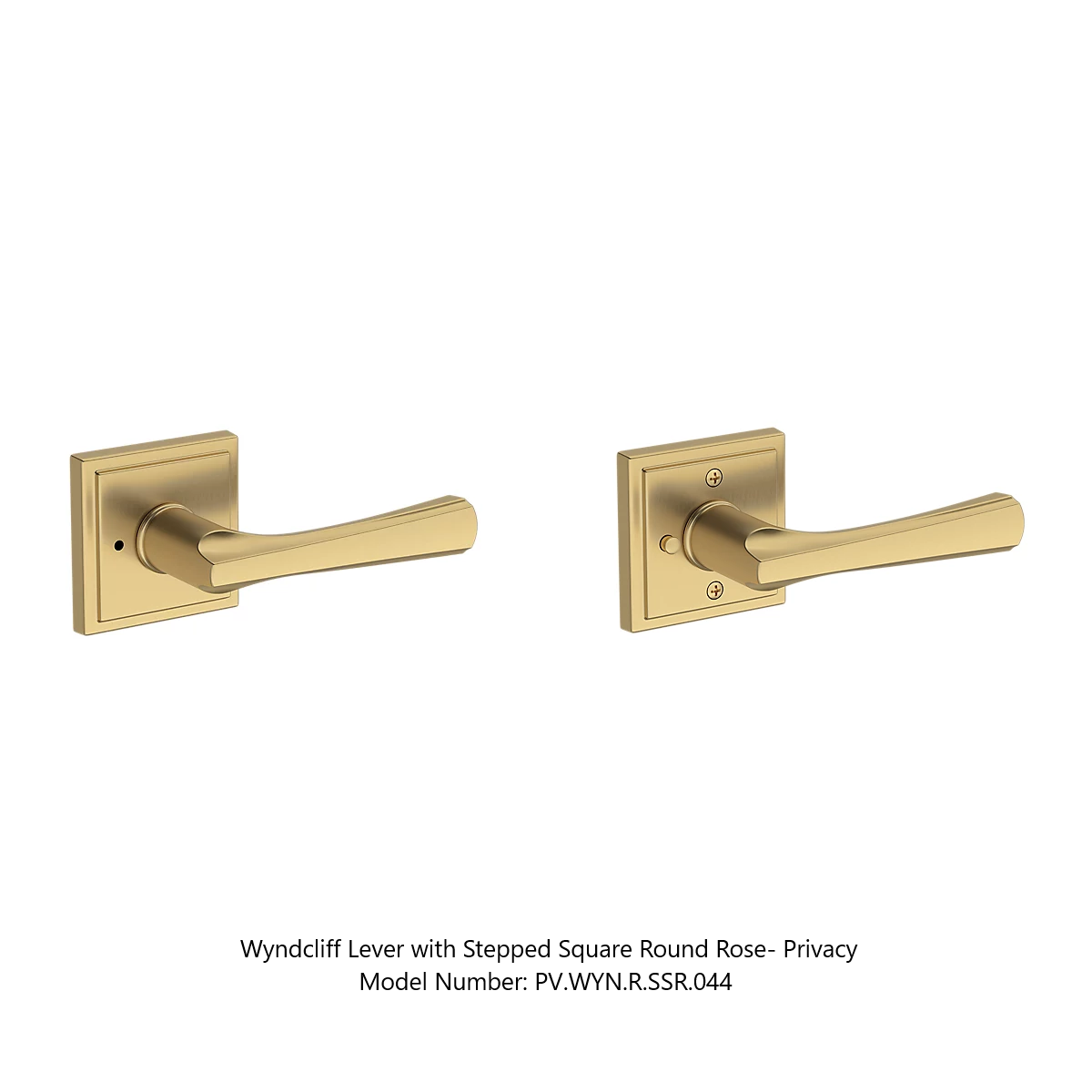 Baldwin - Reserve Collection - Interior Levers - Wyndcliff Door Lever (Privacy)