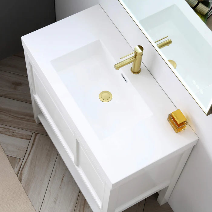 Casa Fixtures - Bathroom Accessories - Bathroom Sink Pop Up Drain Stopper Small Cover with Overflow (PW-1)