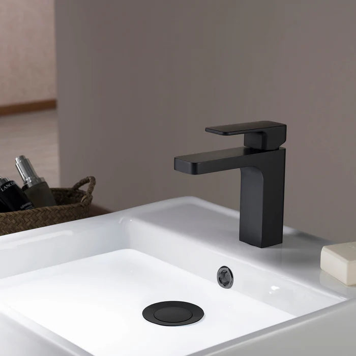Casa Fixtures - Bathroom Accessories - Bathroom Sink Pop Up Drain Stopper Small Cover with Overflow (PW-1)