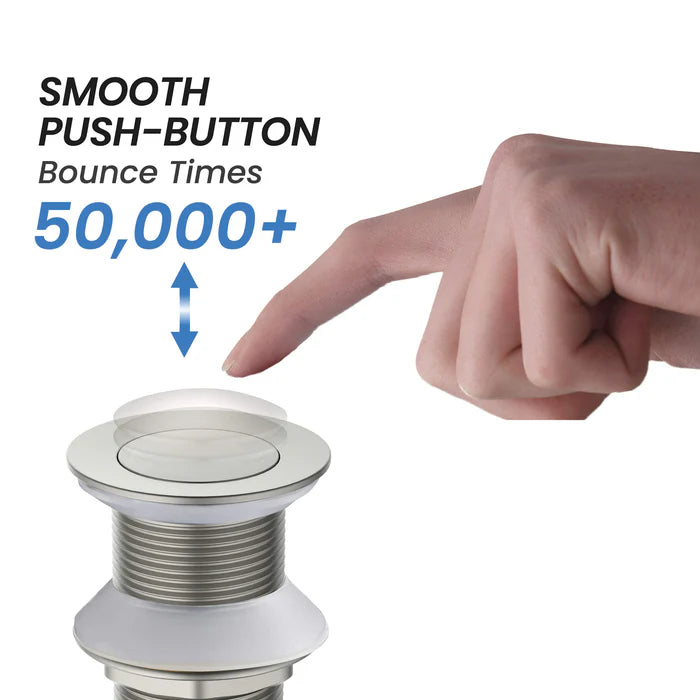 Casa Fixtures - Bathroom Accessories - Bathroom Sink Pop Up Drain Stopper Small Cover without Overflow (PW-2)