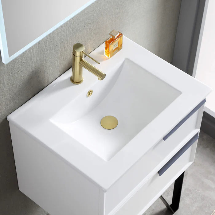 Casa Fixtures - Bathroom Accessories - Bathroom Sink Pop Up Drain Stopper Full Cover with Overflow (PW-3)