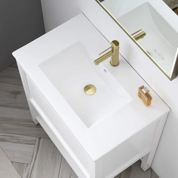 Casa Fixtures - Bathroom Accessories - Bathroom Sink Pop Up Drain Stopper Full Cover with Overflow (PW-3)