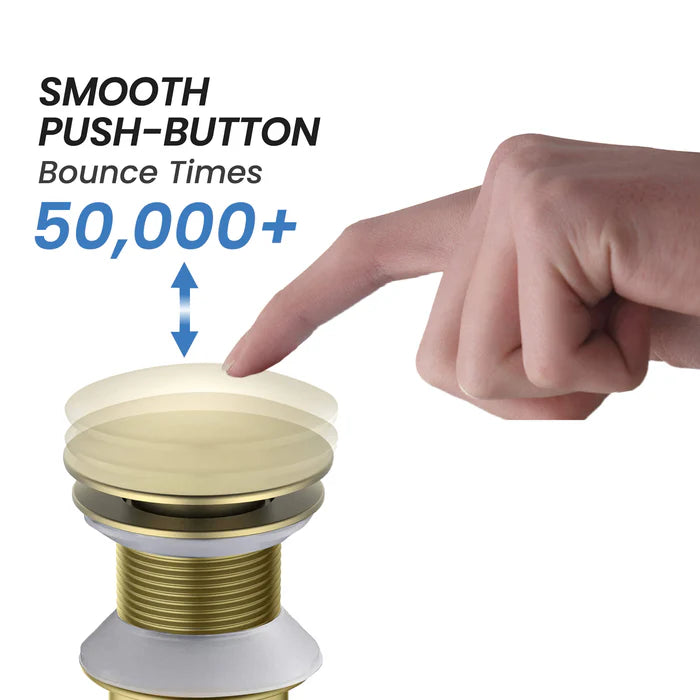 Casa Fixtures - Bathroom Accessories - Bathroom Sink Pop Up Drain Stopper Full Cover without Overflow (PW-4)