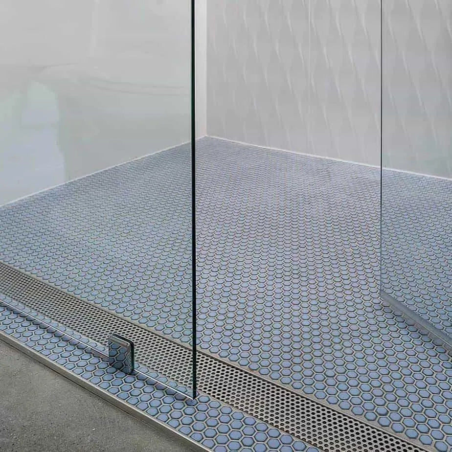 QM Drain Lagos Perforated Adjustable Linear Shower Drain