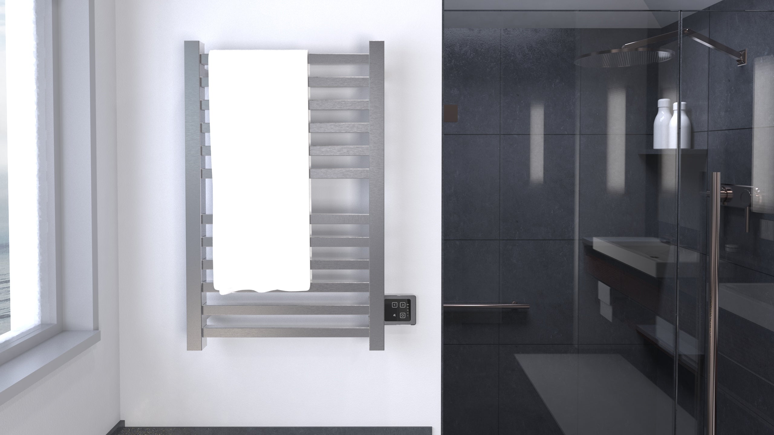 Amba - Quadro Collection - Model Q2132.2 Towel Warmer