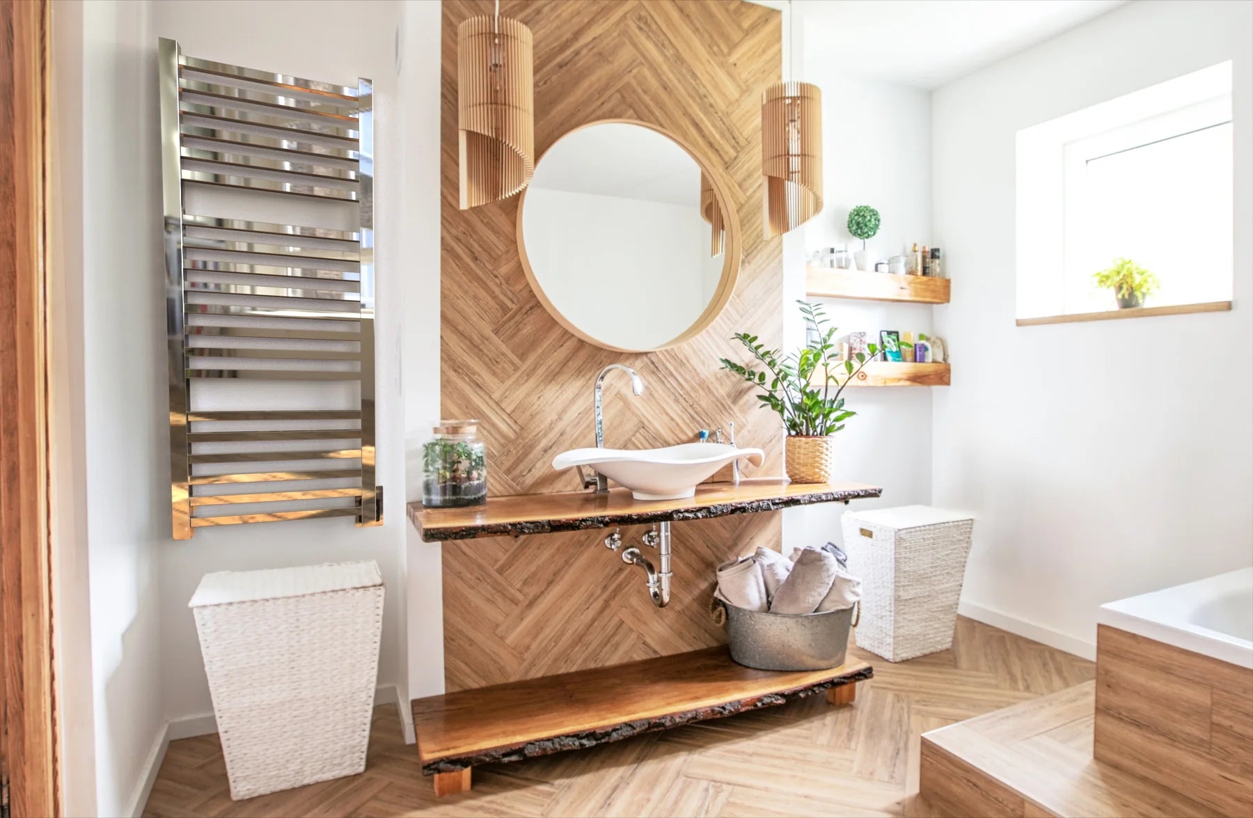 Amba - Quadro Collection - Model Q2154.2 Towel Warmer