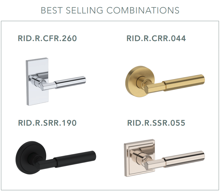 Baldwin - Reserve Collection - Interior Levers - Riddling Door Lever (Full Dummy)
