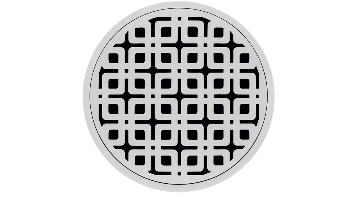 Infinity Drain - 5" Round Center Drain - RKD 5 Link Series Drain (Complete Kit)