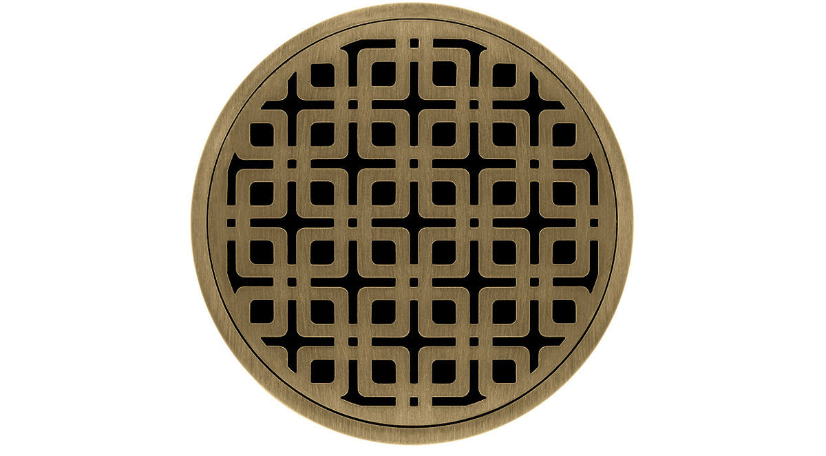 Infinity Drain - 5" Round Center Drain - RKD 5 Link Series Drain (Complete Kit)