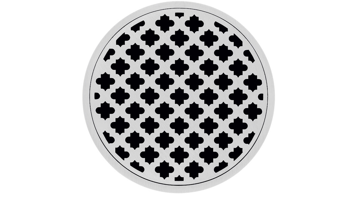 Infinity Drain - 5" Round Center Drain - RMD 5 Moor Series Drain (Complete Kit)