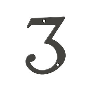 Deltana - Home Accessories - Traditional 6" House Numbers