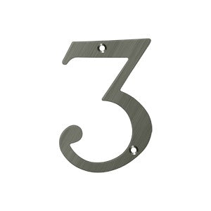 Deltana - Home Accessories - Traditional 6" House Numbers