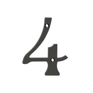 Deltana - Home Accessories - Traditional 6" House Numbers
