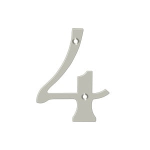Deltana - Home Accessories - Traditional 4" House Numbers