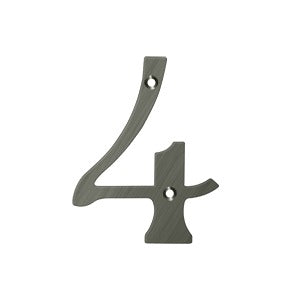 Deltana - Home Accessories - Traditional 6" House Numbers