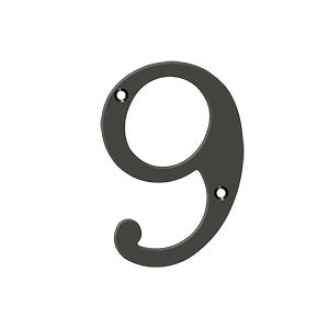 Deltana - Home Accessories - Traditional 6" House Numbers