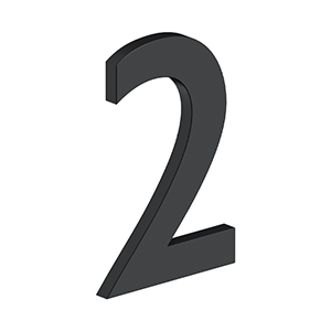 Deltana - Home Accessories - Modern B Series 4" House Numbers