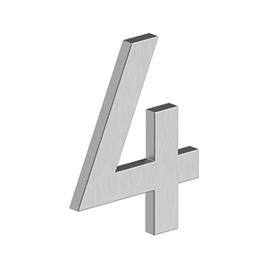 Deltana - Home Accessories - Modern B Series 4" House Numbers