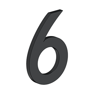 Deltana - Home Accessories - Modern B Series 4" House Numbers