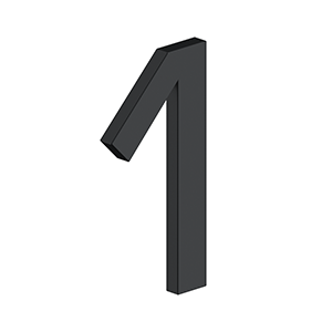 Deltana - Home Accessories - Modern E Series 4" House Numbers
