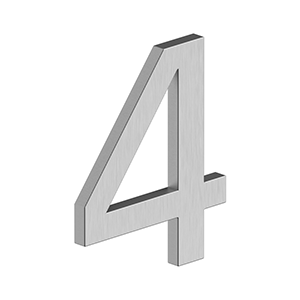 Deltana - Home Accessories - Modern E Series 4" House Numbers