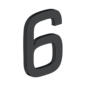 Deltana - Home Accessories - Modern E Series 4" House Numbers