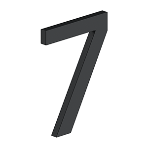 Deltana - Home Accessories - Modern E Series 4" House Numbers