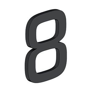Deltana - Home Accessories - Modern E Series 4" House Numbers