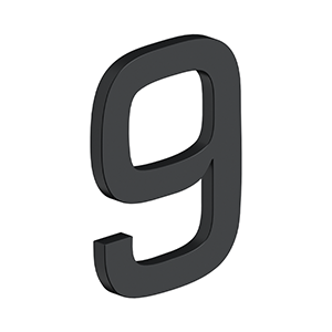 Deltana - Home Accessories - Modern E Series 4" House Numbers