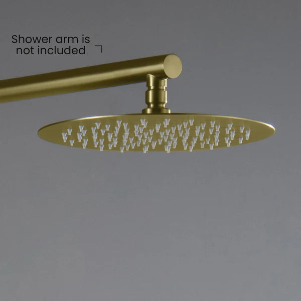 Casa Fixtures - Shower Head - Halo 10" Metal Rain Shower Head 2mm Ultra Thin Profile (RS100)