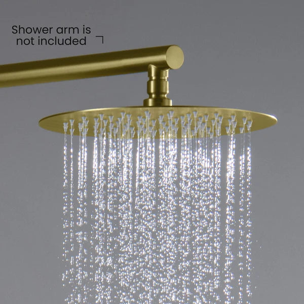 Casa Fixtures - Shower Head - Halo 10" Metal Rain Shower Head 2mm Ultra Thin Profile (RS100)