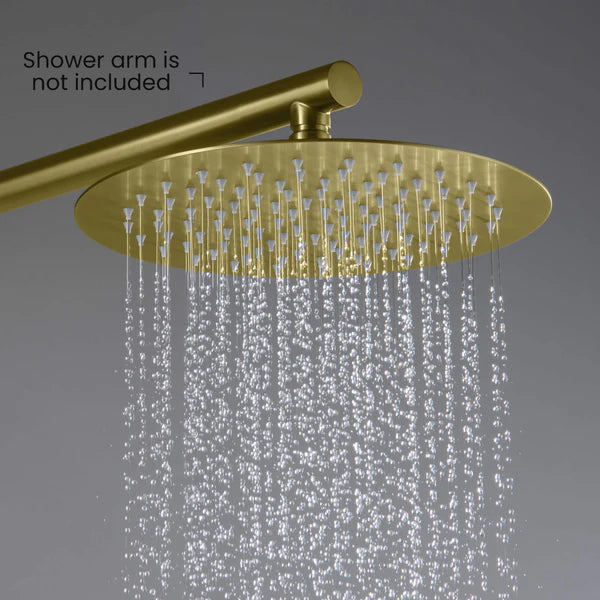 Casa Fixtures - Shower Head - Halo 10" Metal Rain Shower Head 2mm Ultra Thin Profile (RS100)