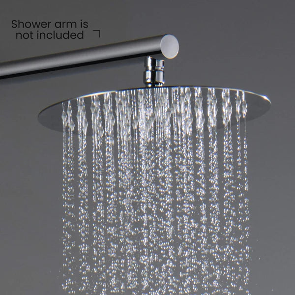 Casa Fixtures - Shower Head - Halo 10" Metal Rain Shower Head 2mm Ultra Thin Profile (RS100)