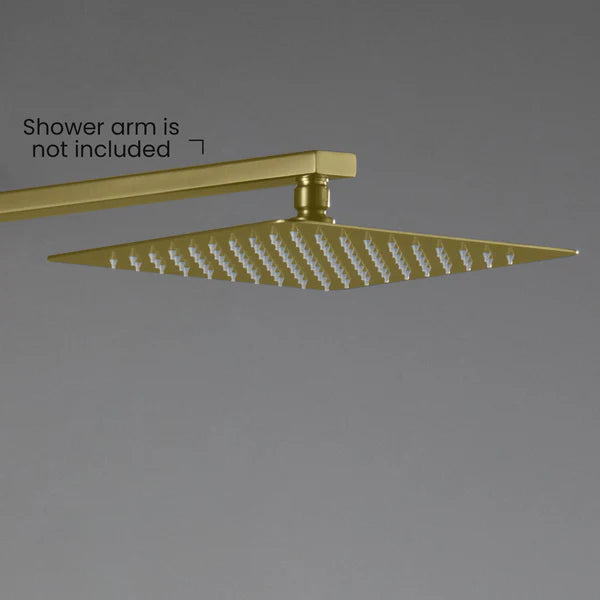Casa Fixtures - Shower Head - Quadra 10" Metal Rain Shower Head 2mm Ultra Thin Profile (RS101)