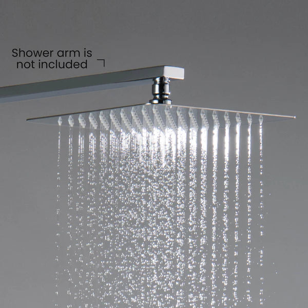 Casa Fixtures - Shower Head - Quadra 10" Metal Rain Shower Head 2mm Ultra Thin Profile (RS101)