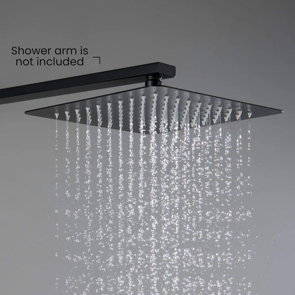 Casa Fixtures - Shower Head - Quadra 10" Metal Rain Shower Head 2mm Ultra Thin Profile (RS101)