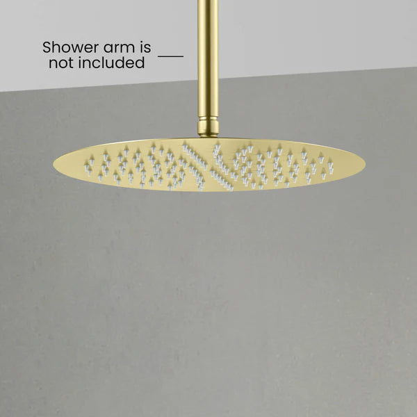 Casa Fixtures - Shower Head - Halo 12" Metal Rain Shower Head 2mm Ultra Thin Profile (RS102)