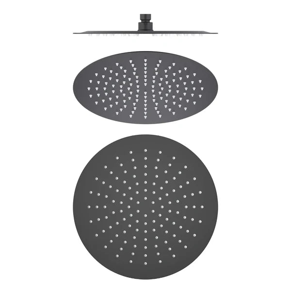 Casa Fixtures - Shower Head - Halo 12" Metal Rain Shower Head 2mm Ultra Thin Profile (RS102)