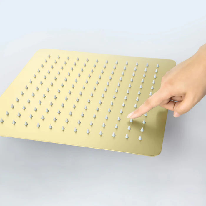 Casa Fixtures - Shower Head - Quadra 12" Metal Rain Shower Head 2mm Ultra Thin Profile (RS103)