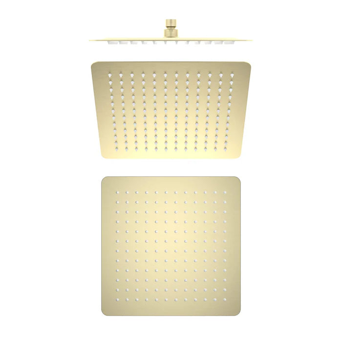 Casa Fixtures - Shower Head - Quadra 12" Metal Rain Shower Head 2mm Ultra Thin Profile (RS103)