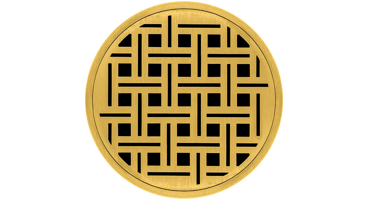 Infinity Drain - 5" Round Center Drain - RVD 5 High Flow Weave Series Drain (Complete Kit)