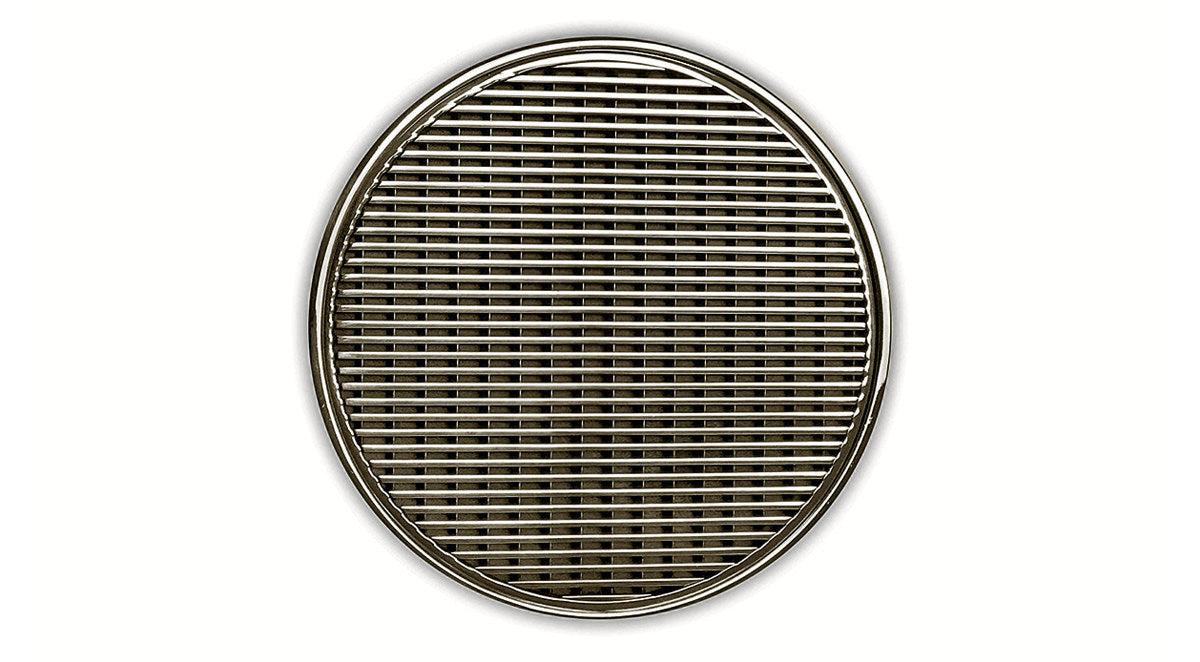 Infinity Drain - 5" Round Center Drain - RWD 5 Wedge Wire Series Drain (Complete Kit)