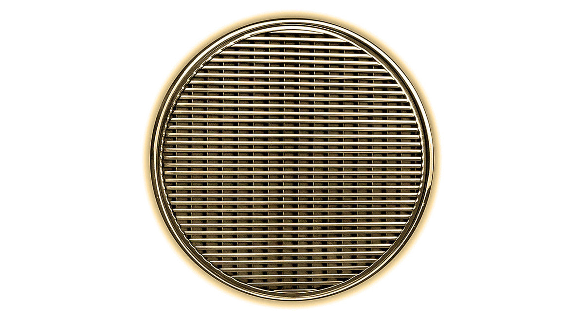 Infinity Drain - 5" Round Center Drain - RWD 5 Wedge Wire Series Drain (Complete Kit)