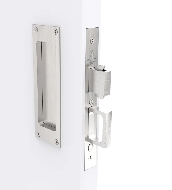 Accurate - Pocket Door Locks - 2002CPDL Functions Edge Pull (Lock Body Only)