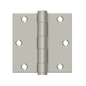 Deltana - Steel Hinges - 3-1/2" x 3-1/2" Heavy Duty Door Hinge Square Corner (Pairs)