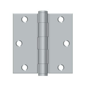 Deltana - Steel Hinges - 3-1/2" x 3-1/2" Heavy Duty Door Hinge Square Corner (Pairs)
